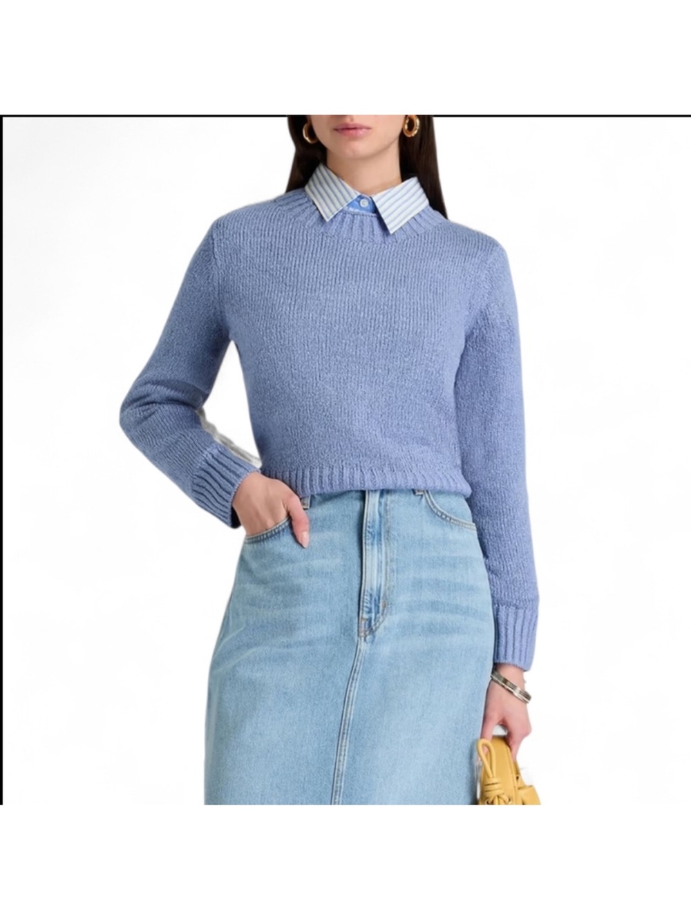 Vince crewneck sweater Plush Silk blue Medium